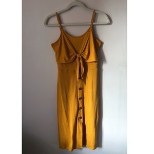 Derek Heart yellow dress
